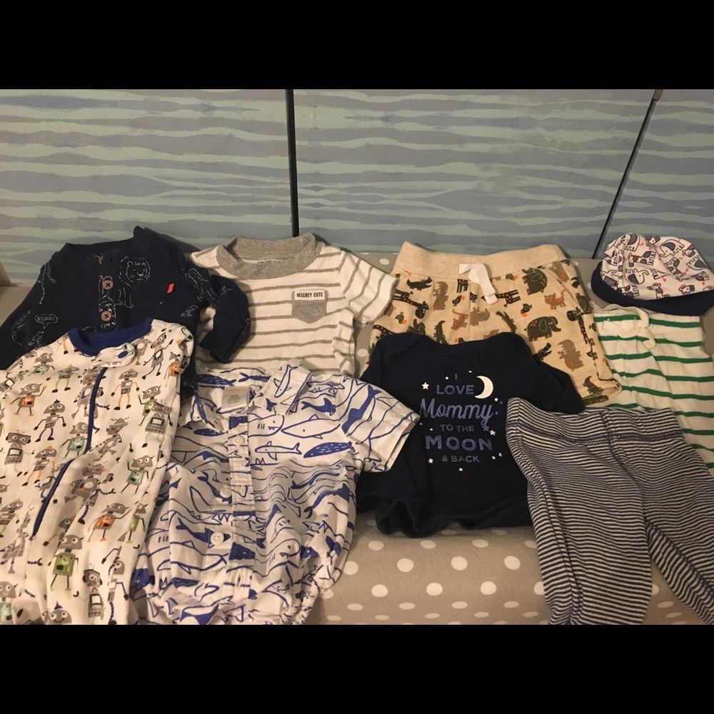 $1 per item Bundle of 0-3M, 3M, 3-6M boy clothes